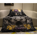 animal products wolf sublimation  blanket